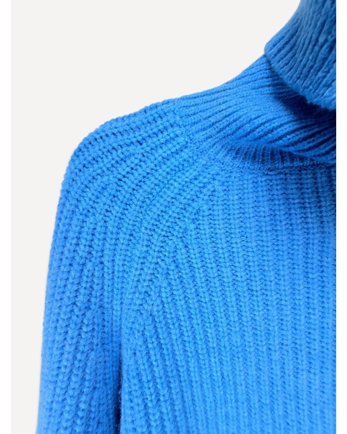 Anniewear Cropped Ribbed Turtleneck Sweater - Style# ASW3014
