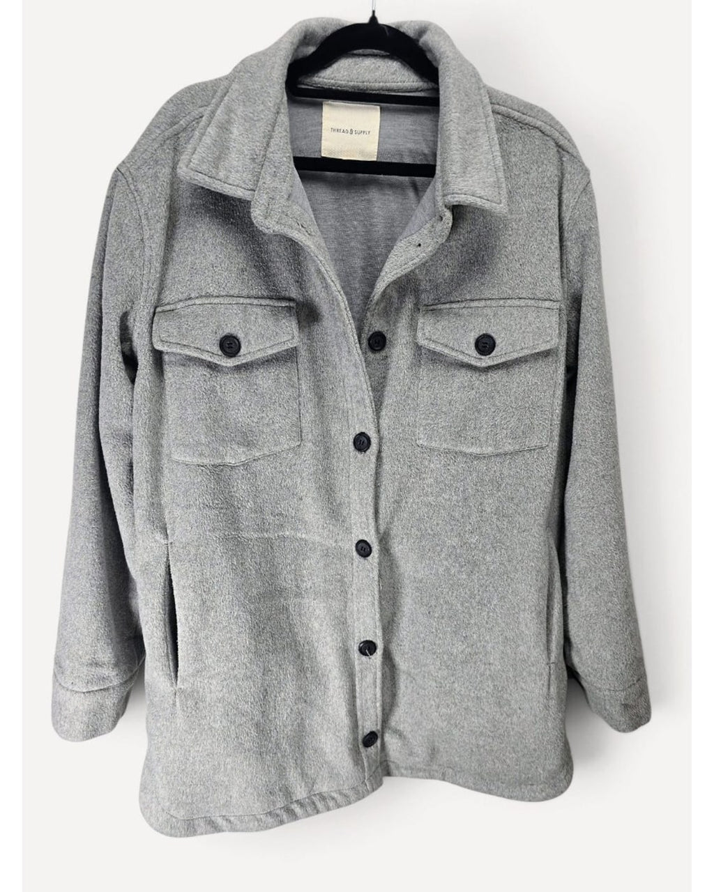 Thread & Supply Brushed Fleece Shirt Jacket