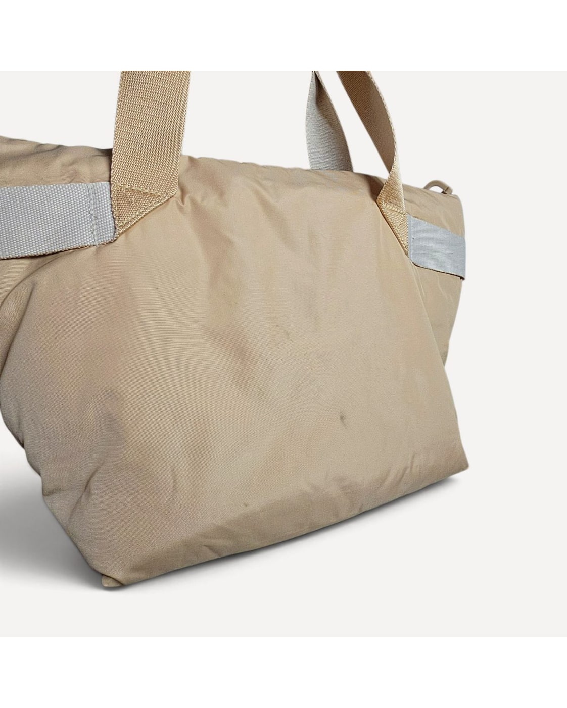 Beige adidas Originals Trefoil Nylon Tote – photo 2