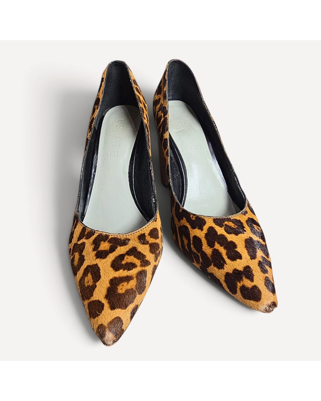 1.State Valencia Leopard Haircalf Pump - Style# 1S-VALENCIA2