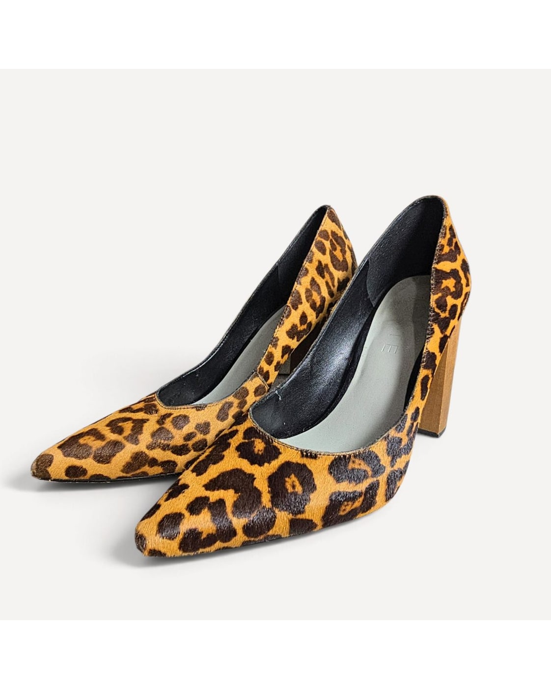 Brown 1state 1.State Valencia Leopard Haircalf Pump - Style# 1S-VALENCIA2, size 9.5M – photo 5