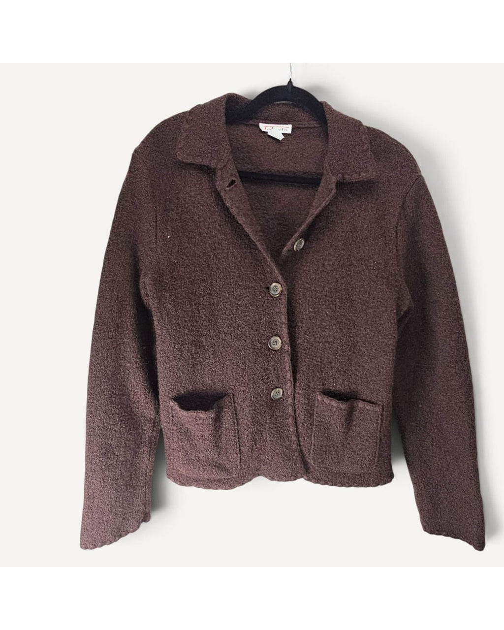 Talbots Boucle Wool Knit Blazer