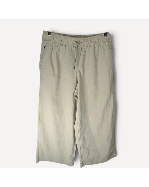 Beige Athleta Drawstring Cropped Pants, size M – photo 2