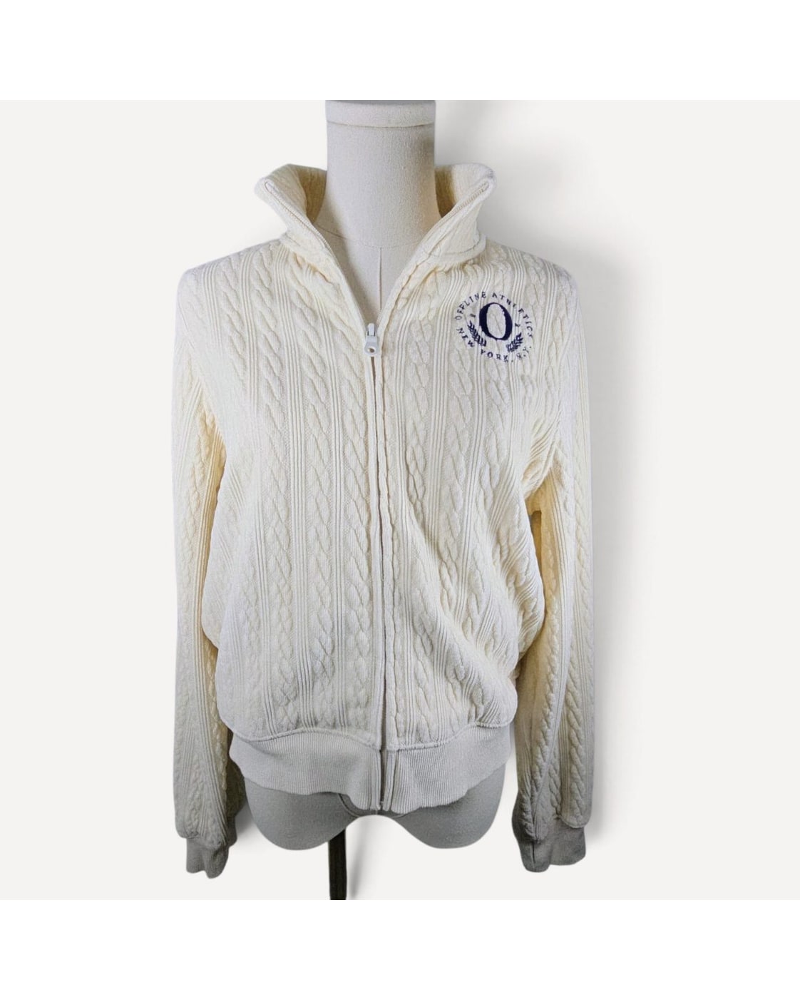 Offline by Aerie Athletics Cable Knit Zip-Up Jacket