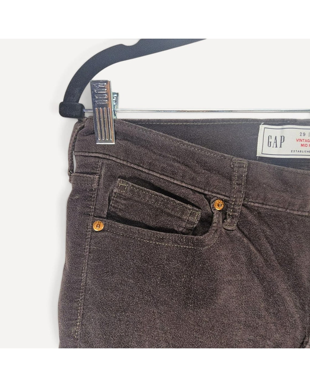 Gap Vintage Slim Mid Rise Corduroy Pants