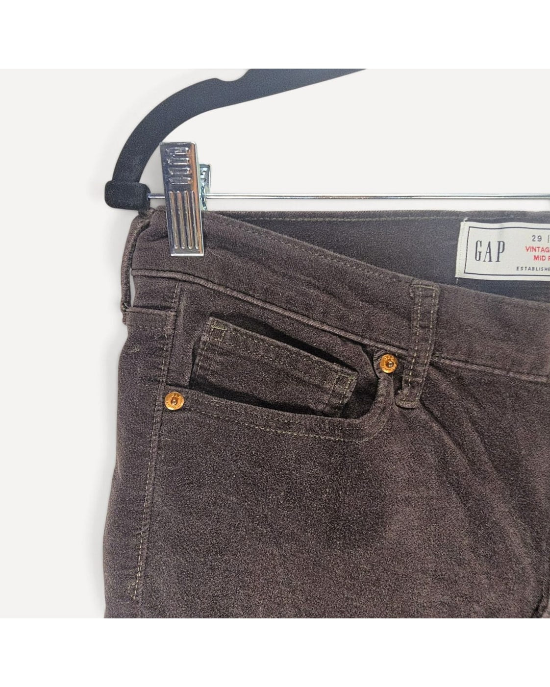 Gap Vintage Slim Mid Rise Corduroy Pants
