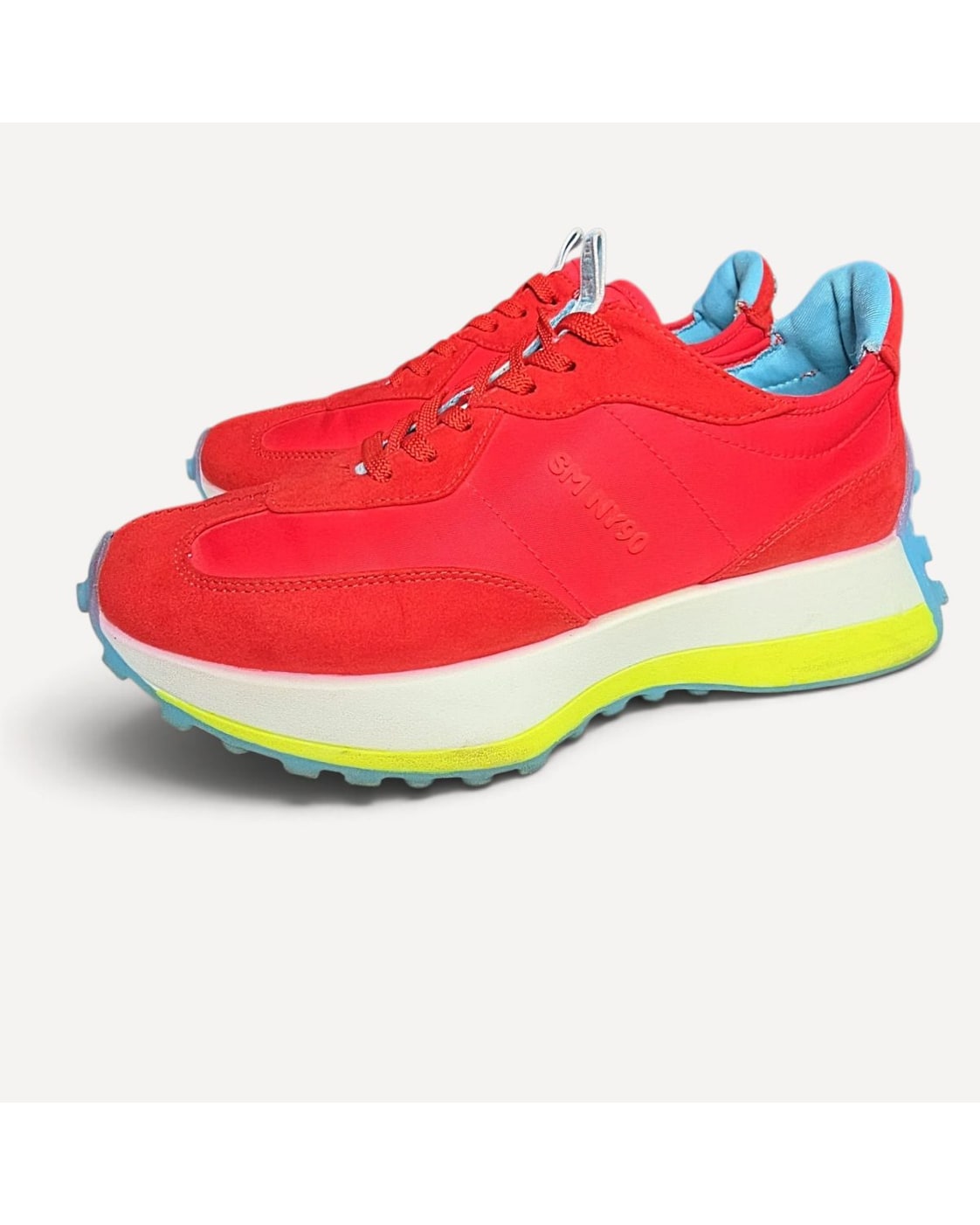 Red Steven Chasen Chunky Running Sneaker - Style# CHAS05S1, size 8.5M – photo 2
