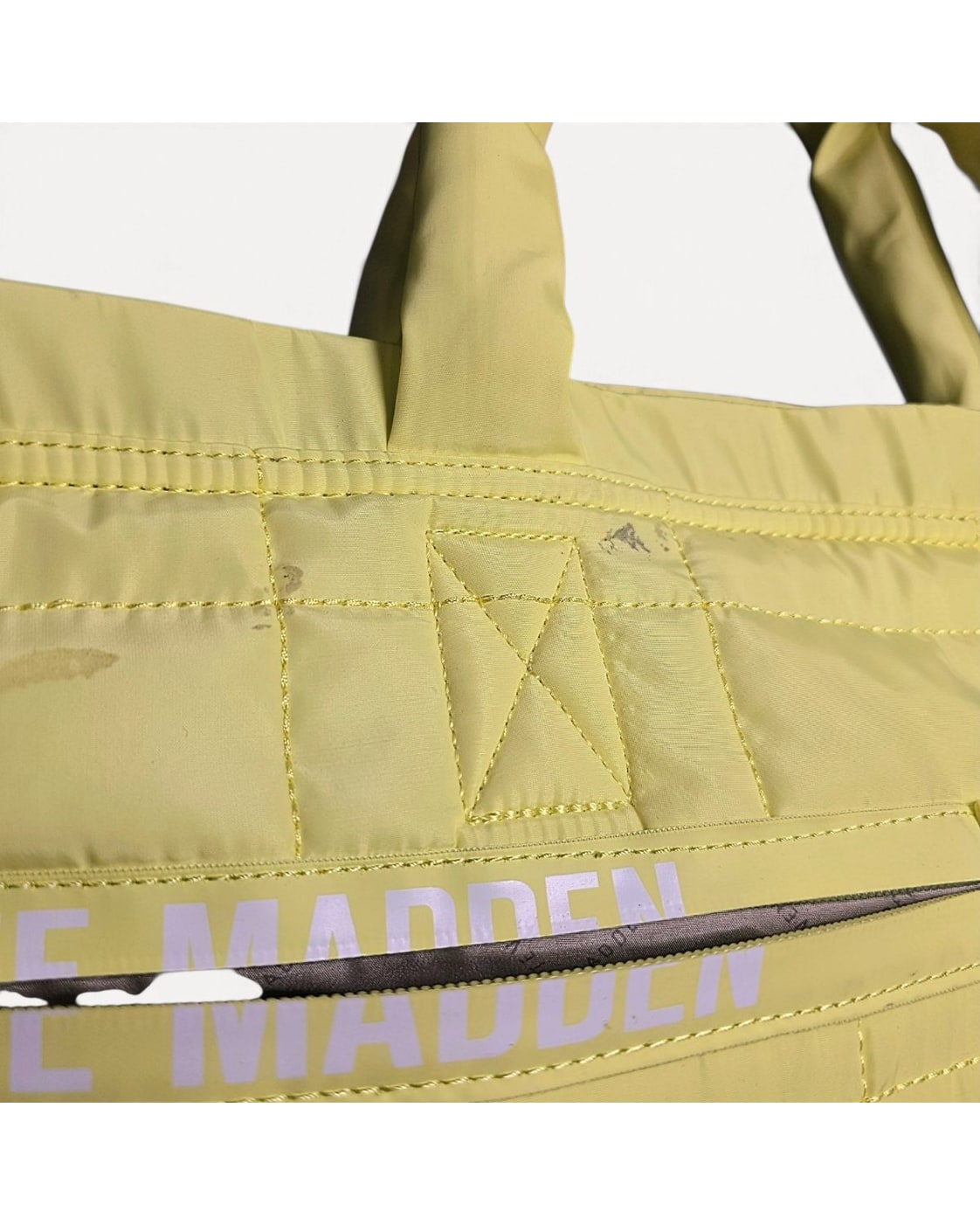 Steve Madden Quilted Logo Tote