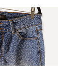 Curve Appeal High-Rise Wide Leg Leopard Print Jeans