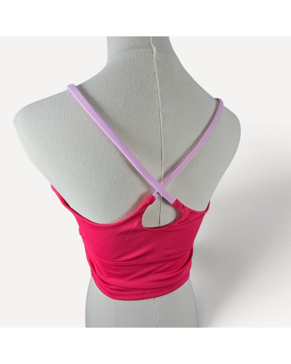 Crossback Strap Cropped Tank Top