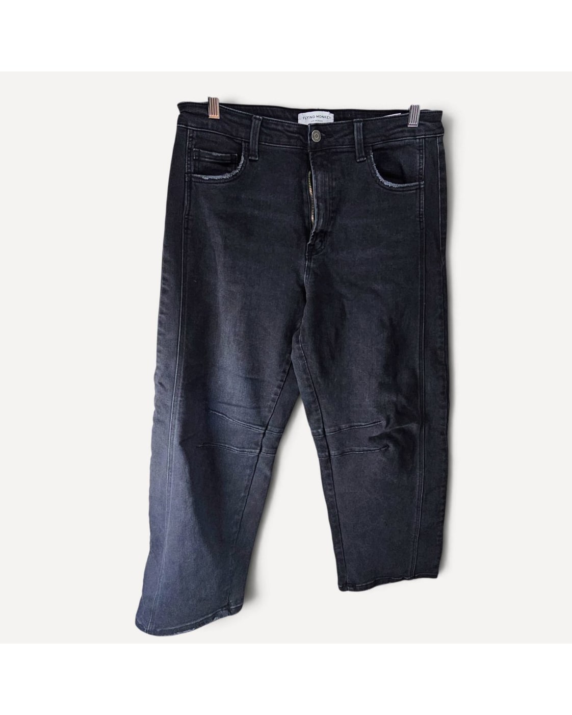 High Rise Barrel Stretch Jean