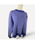 VICI Diagonal Striped Knit Sweater