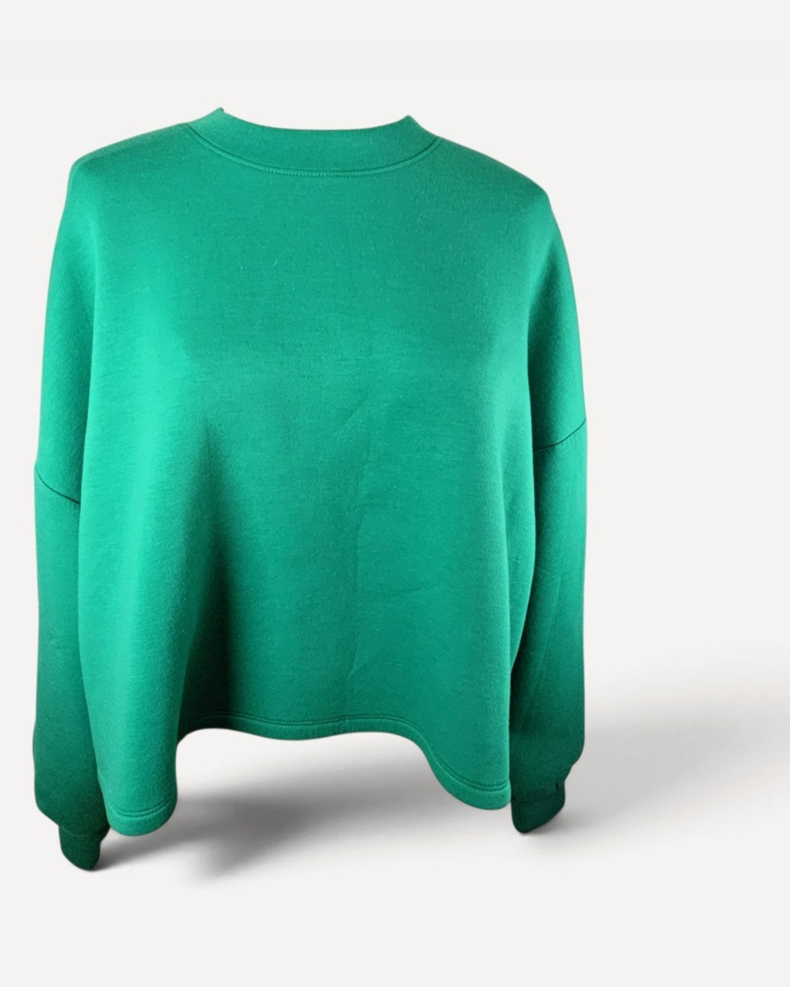 Green Old Navy Bounce Fleece Cropped Sweatshirt, size L
