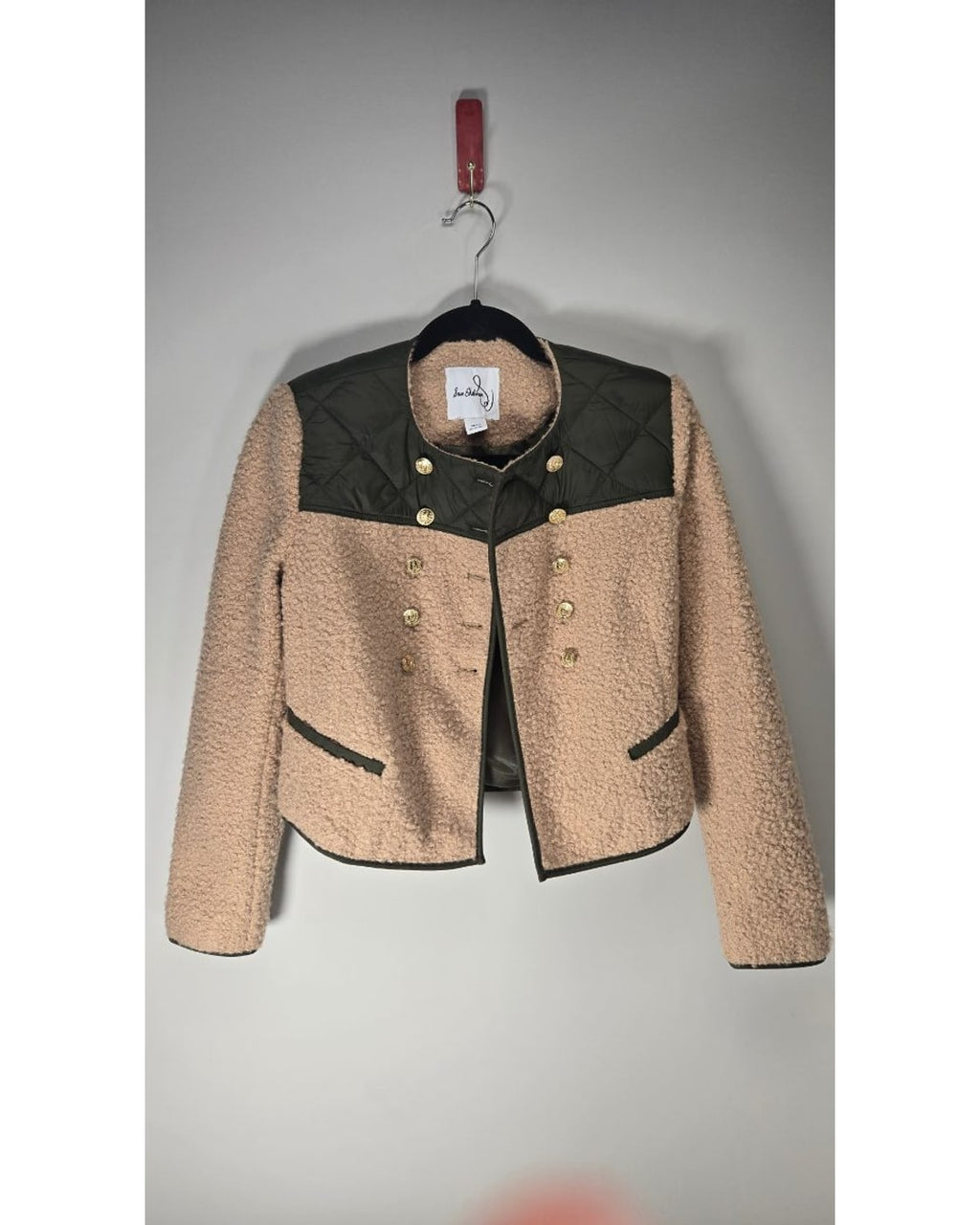 Sam Edelman Quilted Yoke Sherpa Jacket - Style# JSEW0427 VERSION D - NWT