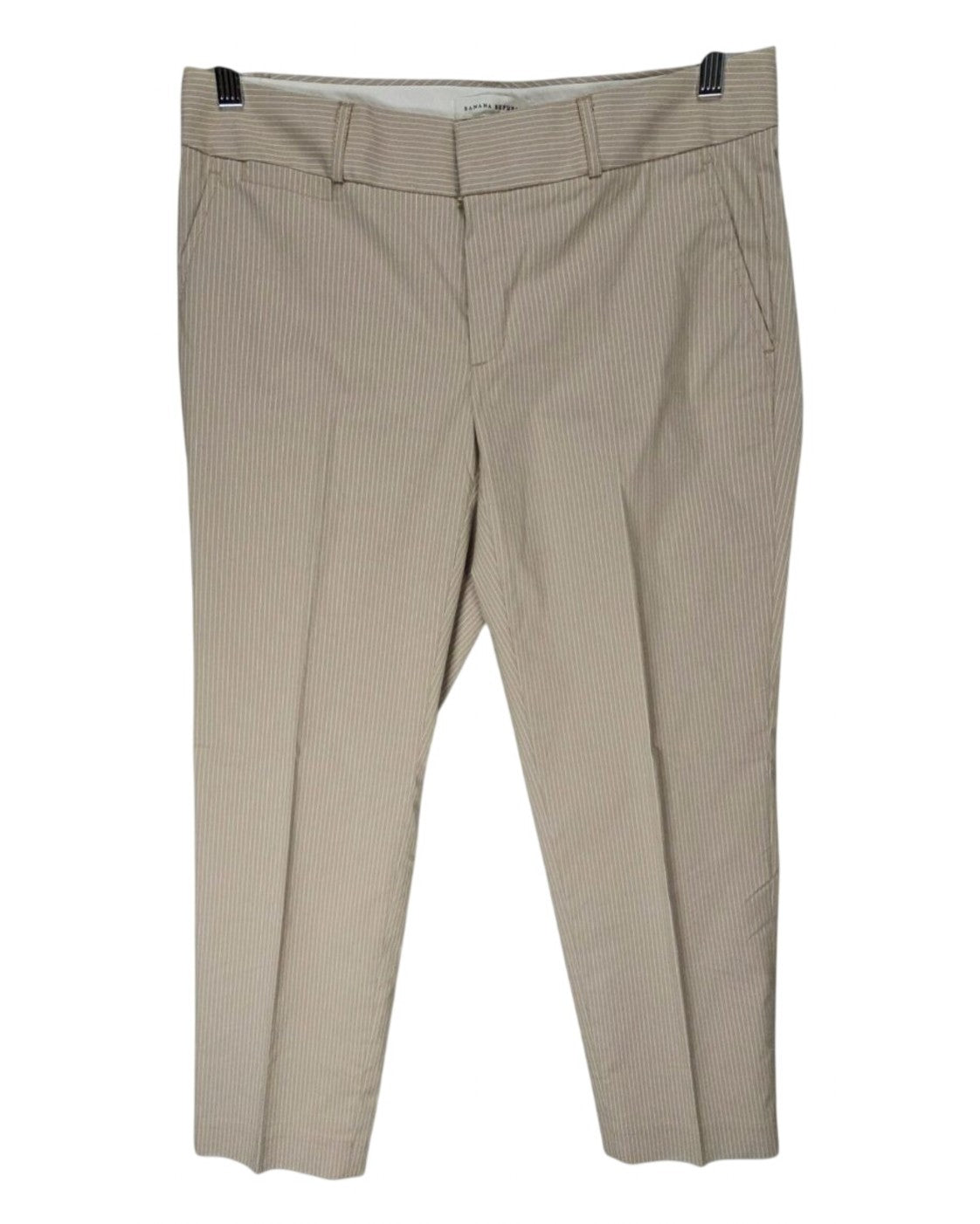 Banana Republic Pinstripe Cropped Trousers - Style# 903968-00-1 - NWT