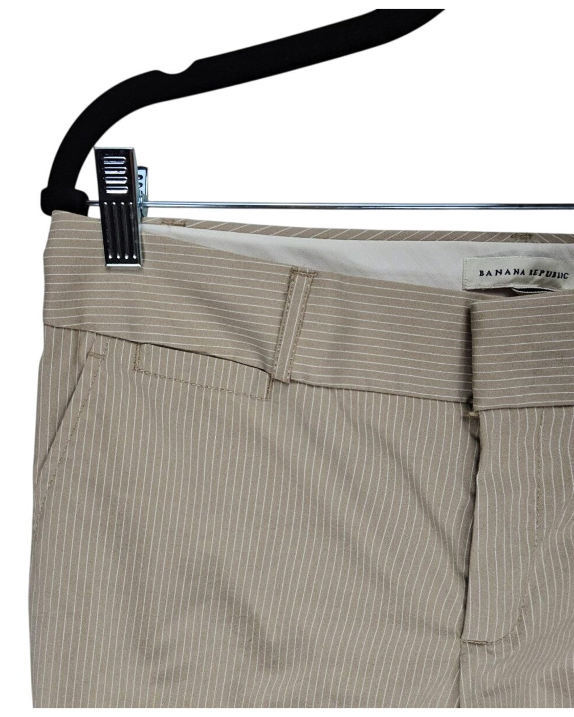 Banana Republic Pinstripe Cropped Trousers - Style# 903968-00-1 - NWT
