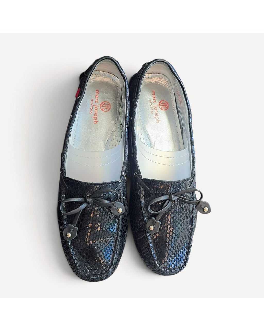 Marc Joseph New York Snake-Print Driving Loafers