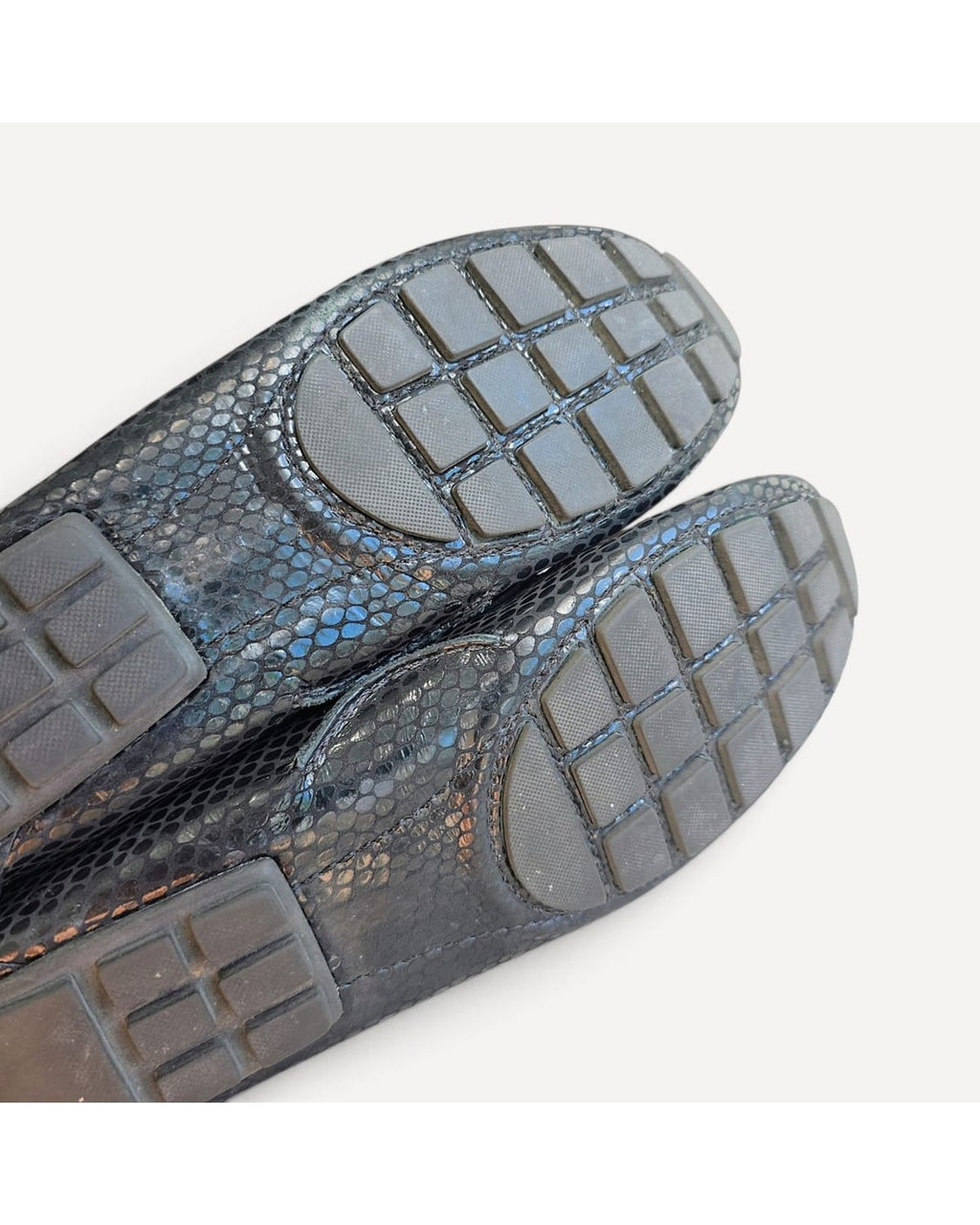 Marc Joseph New York Snake-Print Driving Loafers