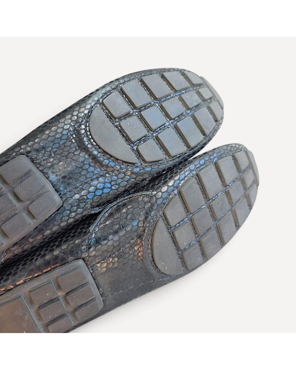 Marc Joseph New York Snake-Print Driving Loafers
