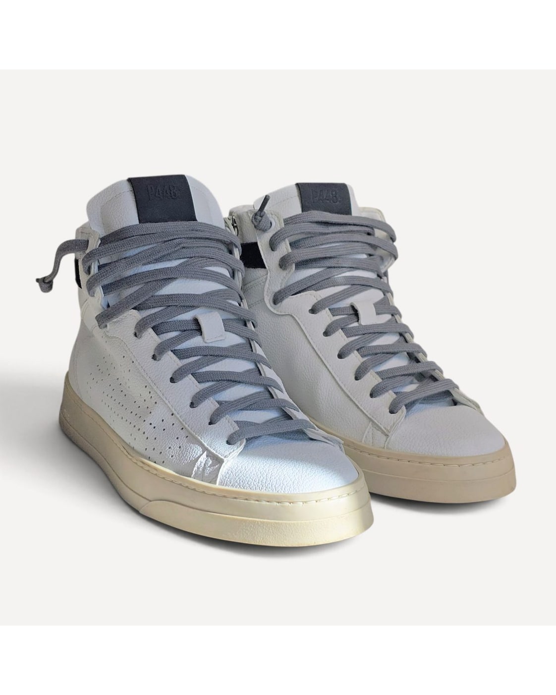 P448 High-Top Leather Sneaker