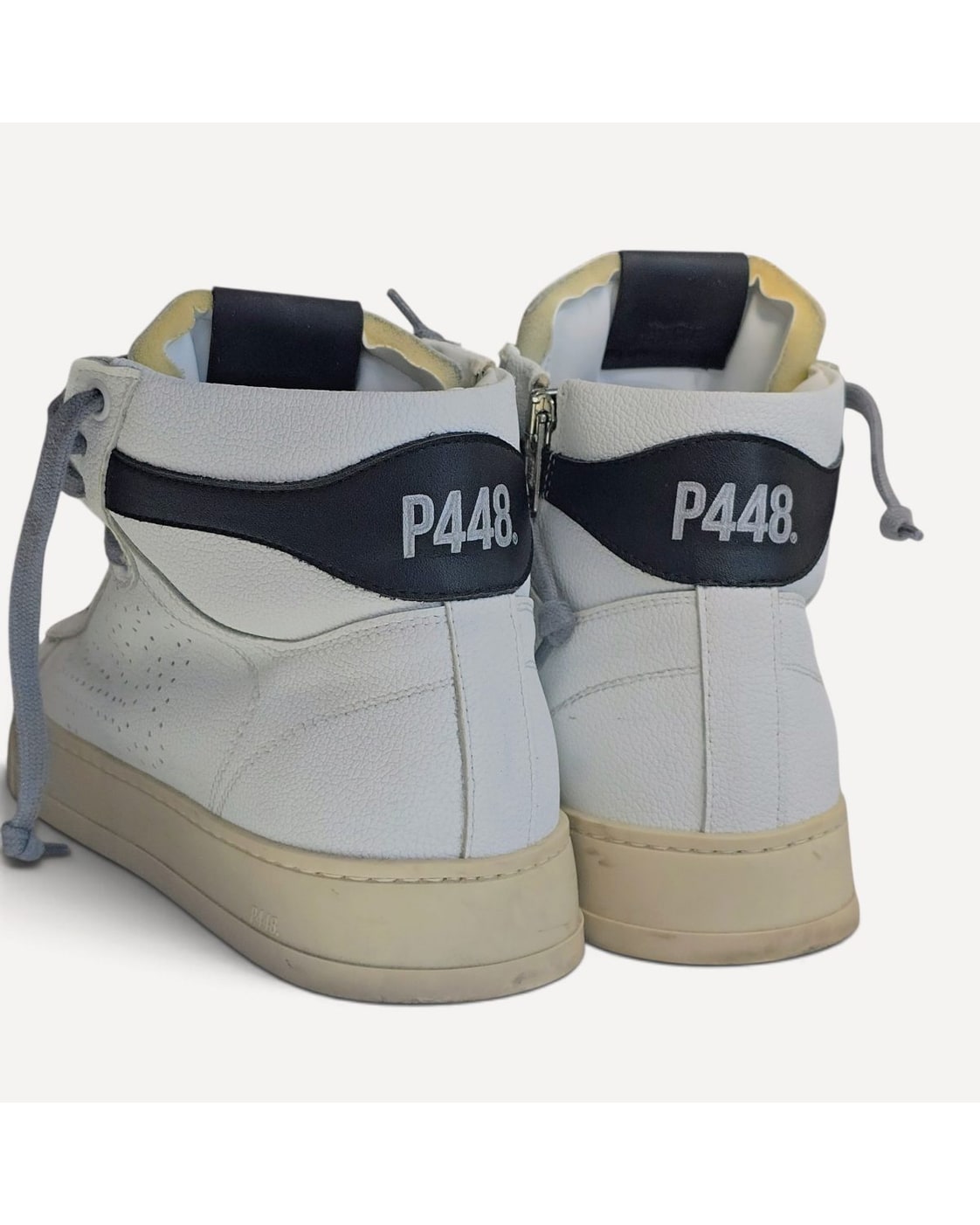 P448 High-Top Leather Sneaker