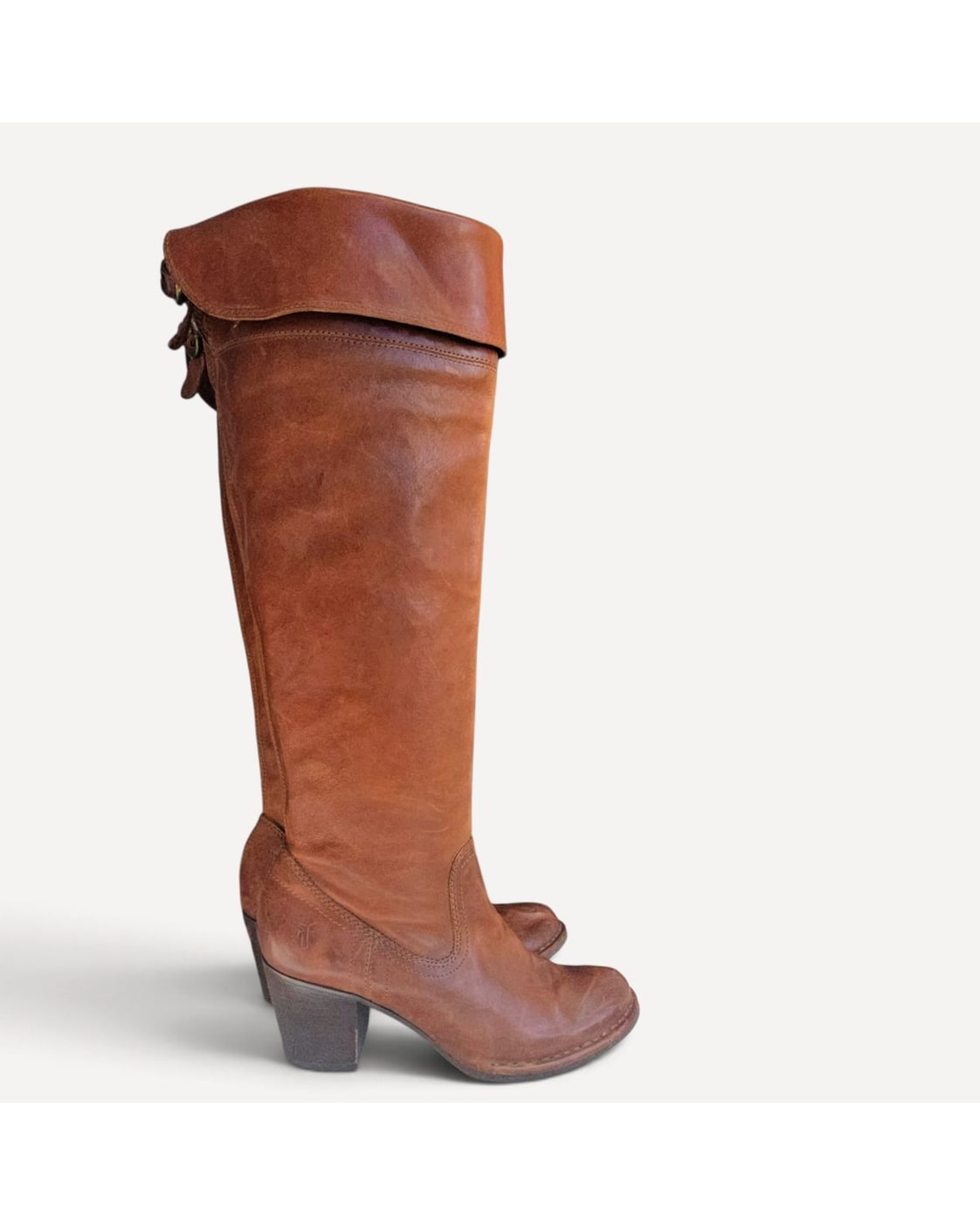 Brown Frye Lucinda Slouch Tall Boots - Style# 3476965, size 7M – photo 2