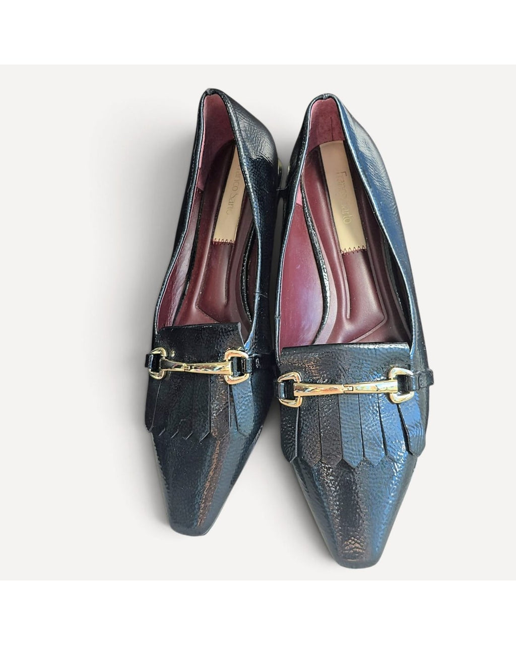 Franco Sarto L-Rina Fringe Horsebit Flats - Style# L-RINA