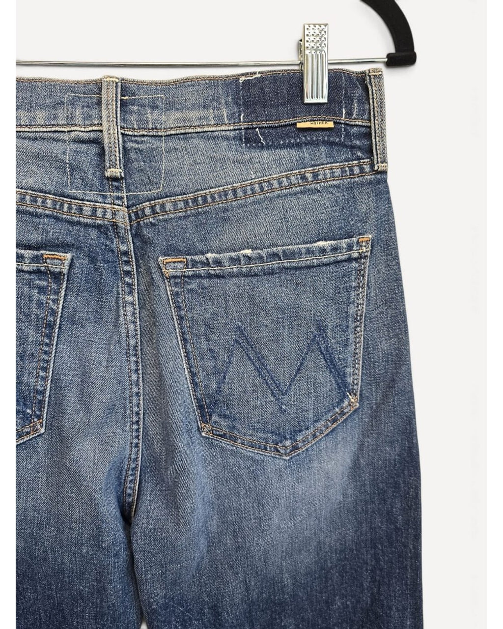 Blue Mother High Waisted Study Hover Jeans, size 27 – photo 3
