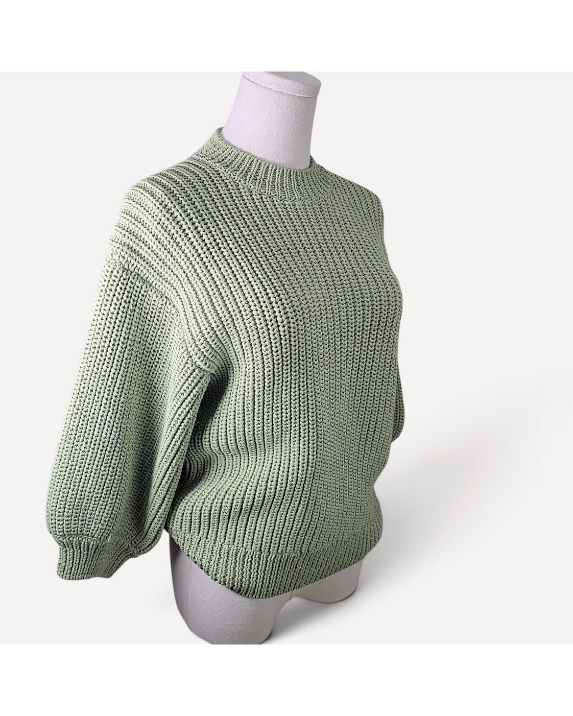Green Future Collective Chunky Knit Sweater, size S