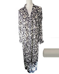 Beige Zara Floral Print Maxi Shirt Dress, size S