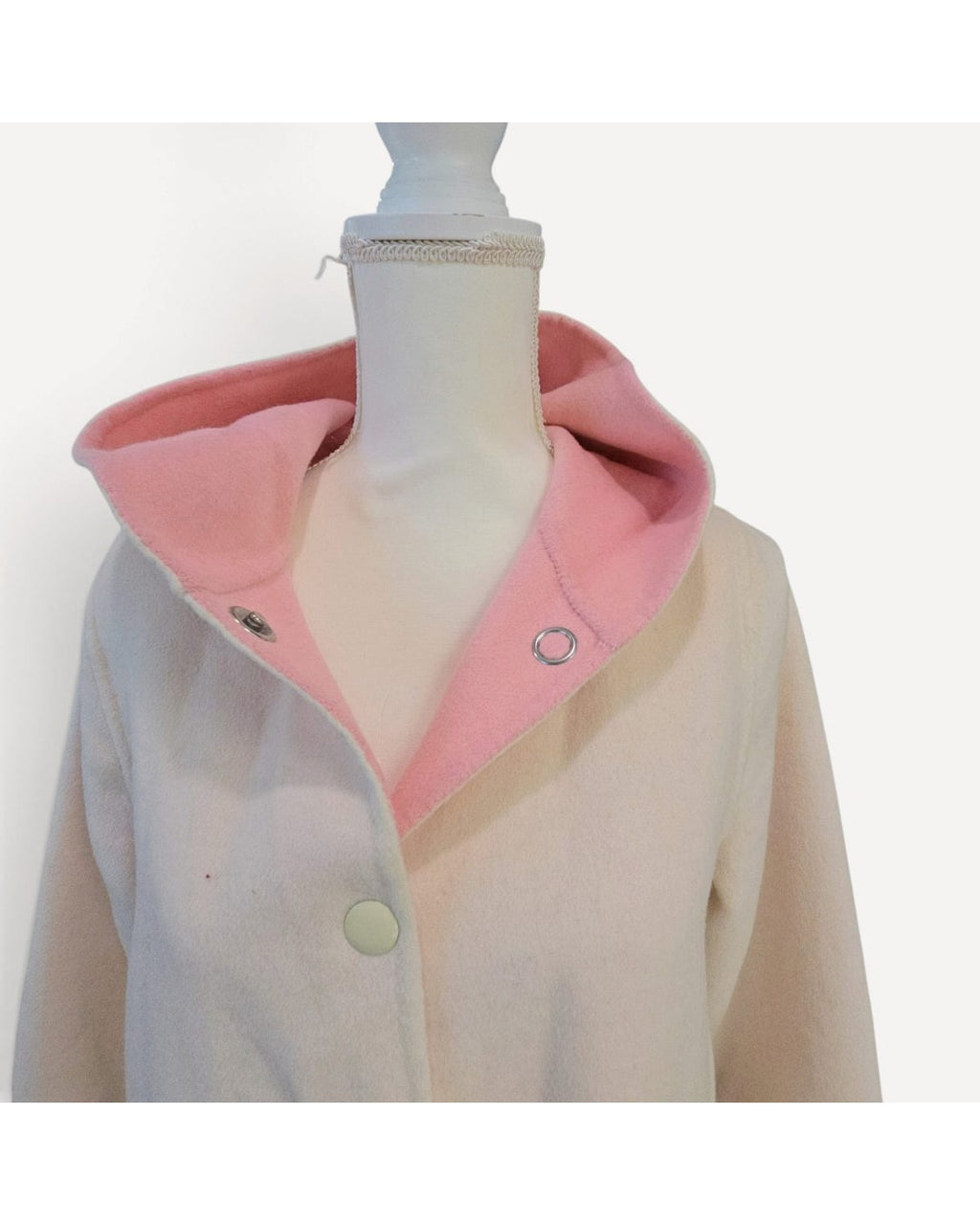 Pink Nanette Nanette Lepore Hooded Coat, size S – photo 2