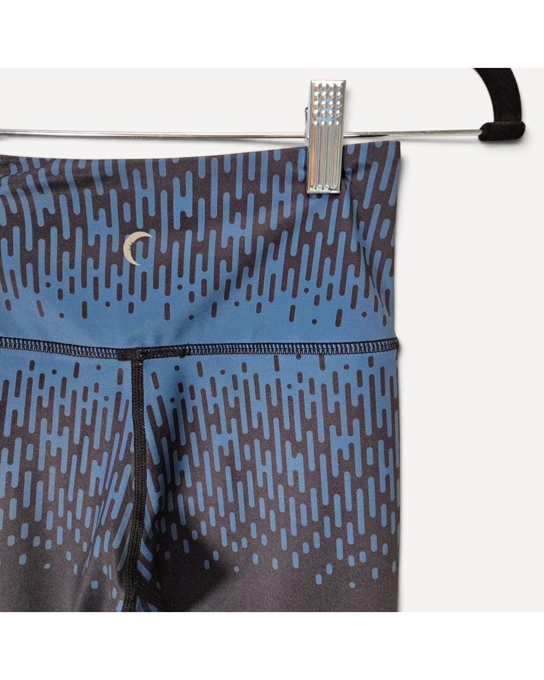 Navy Zyia Rain Streak Print Leggings, size 2 – photo 2