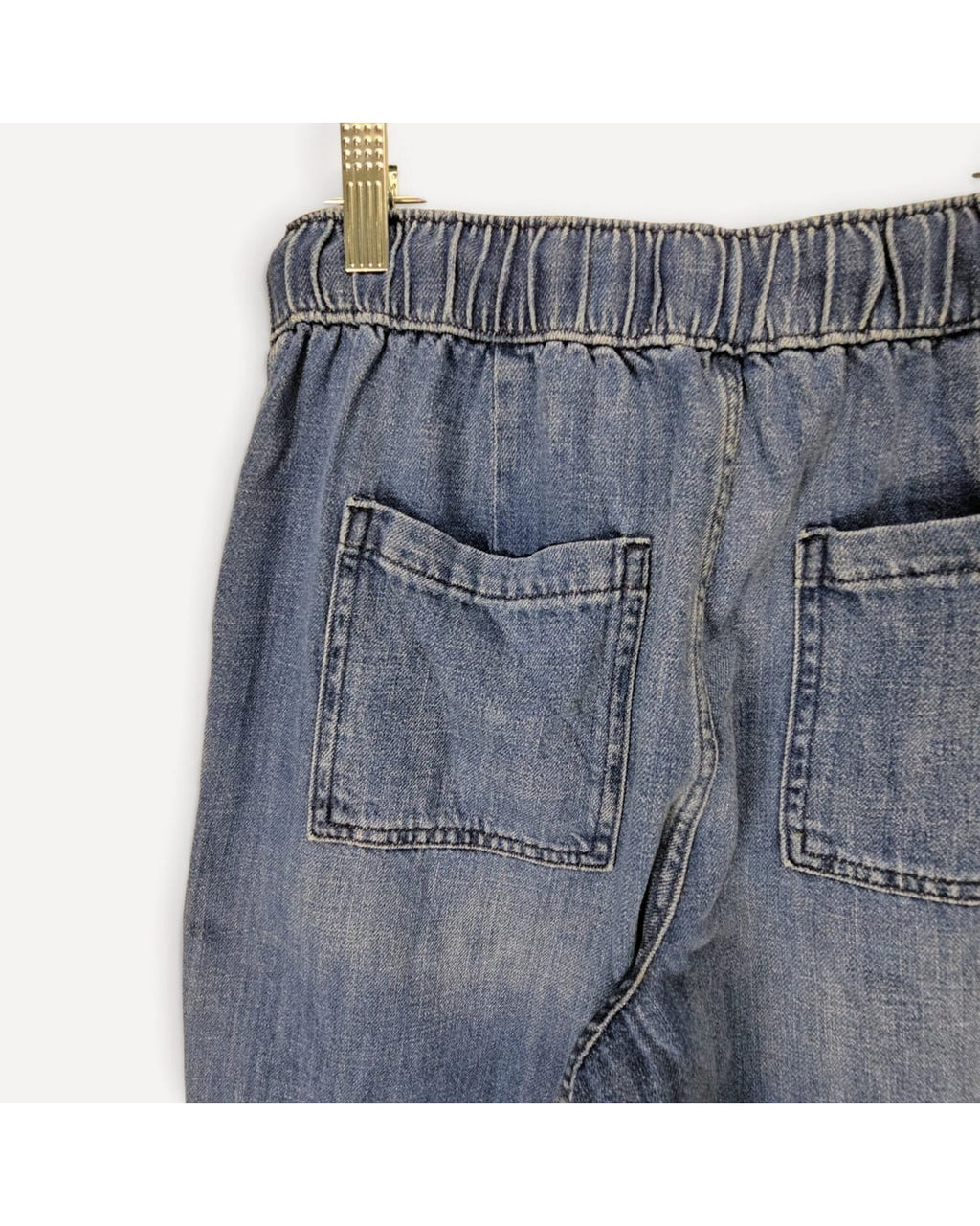 Blue Gap Denim High Rise Wide-Leg Pants, size XS – photo 2