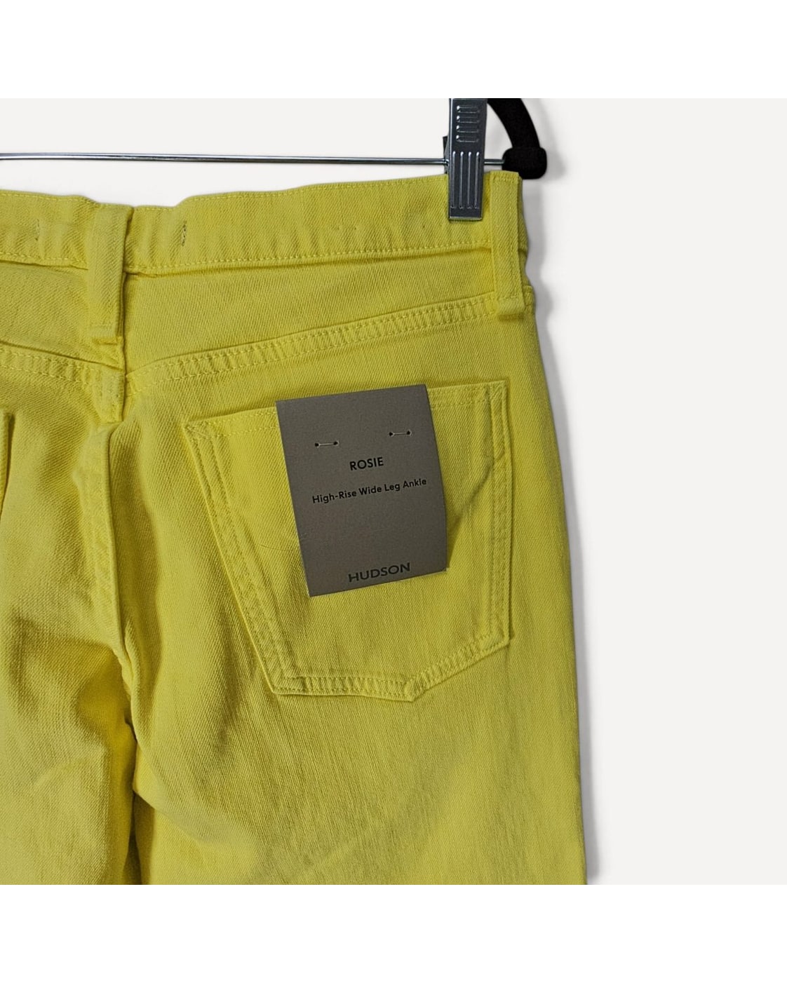 Green Hudson Rosie High-Rise Wide Leg Ankle Jean, size 26 – photo 2