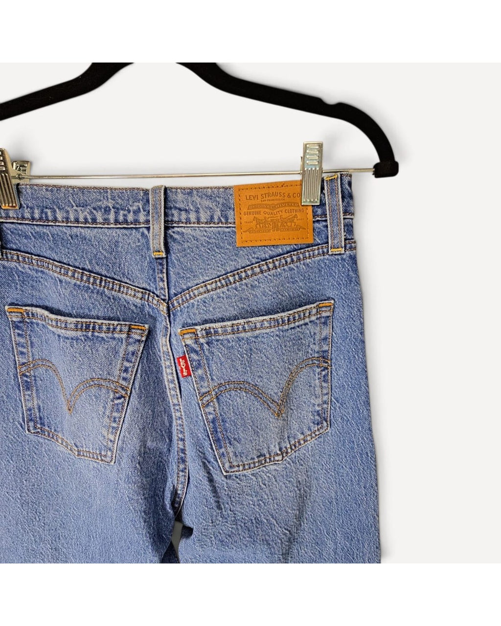 Blue Levi's Straight Leg Jeans - #PC9-12501-0396, size W27 L30 – photo 2