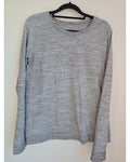 Grey Lululemon Space-Dye Long Sleeve Top, size 8