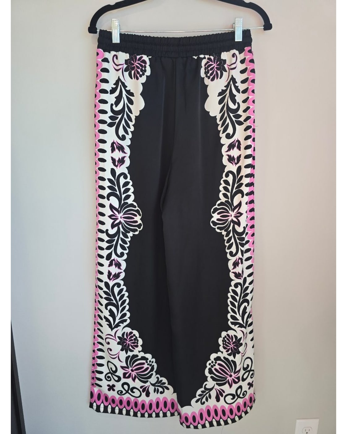 Pink Intempo Floral Border Print Pants, size S – photo 2