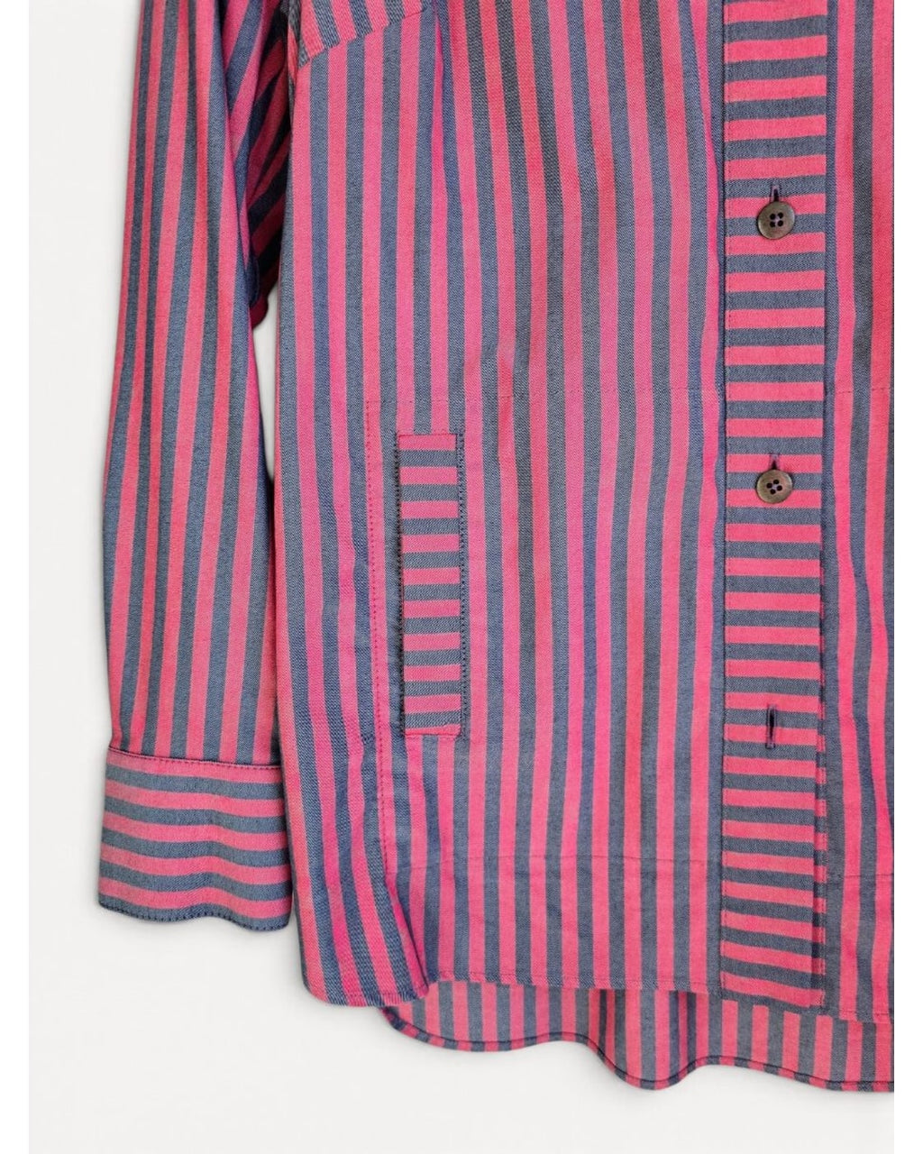 Pink Cabi Striped Button-Down Shirt - #6083 Regatta Shacket - #6083, size M – photo 3
