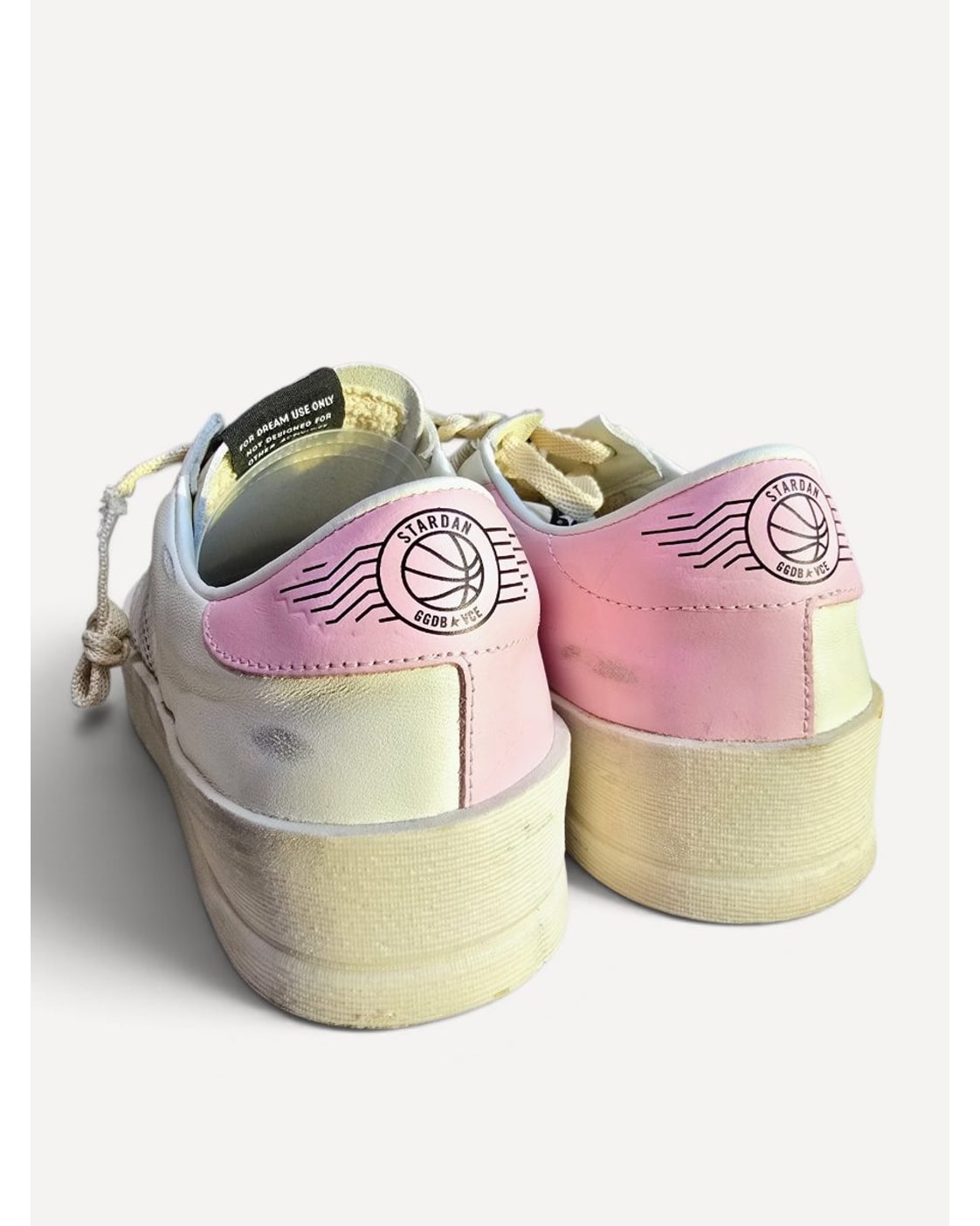 Pink Golden Goose Stardan Low-Top Sneakers - #4194, size 7.5 – photo 2