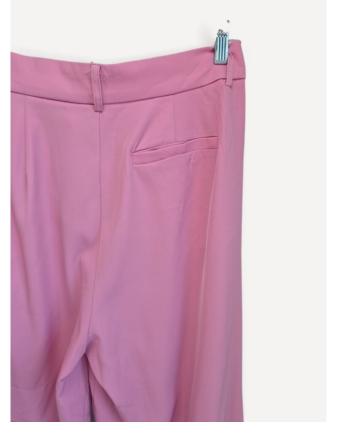 Pink Papermoon Pleated Wide Leg Trousers, size L – photo 3