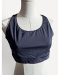 Black Athleta Racerback Scoop Neck Sports Bra, size XL