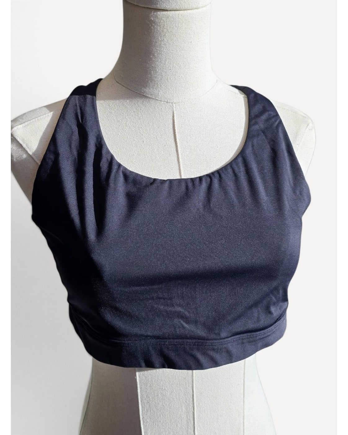 Black Athleta Racerback Scoop Neck Sports Bra, size XL