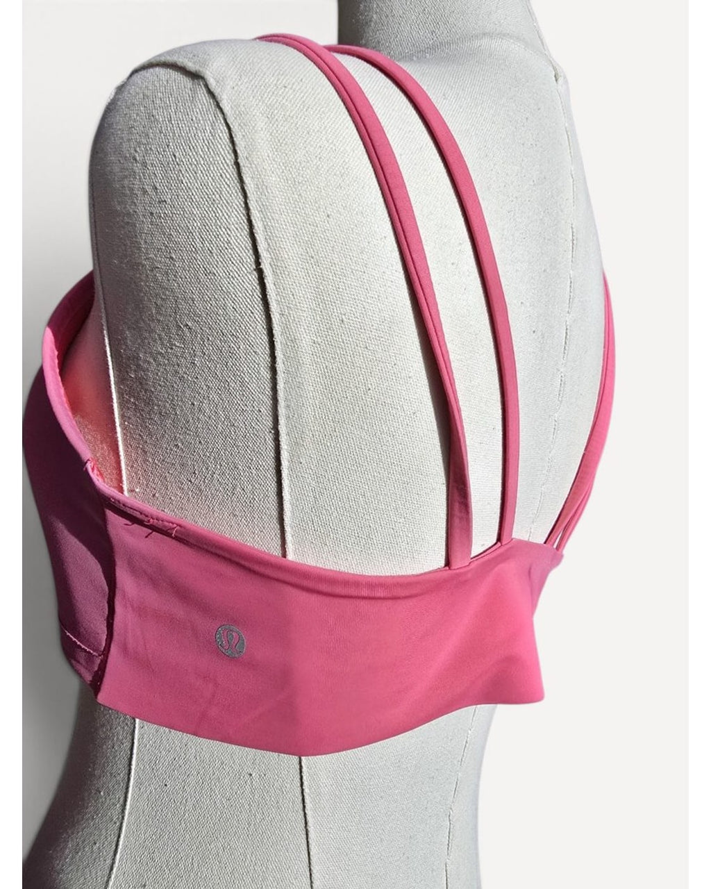 Pink Lululemon Double-Strap Sports Bra, size 14 – photo 2