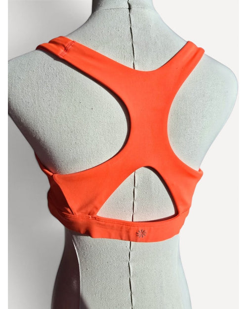 Orange Athleta Cutout Racerback Sports Bra, size XL – photo 2