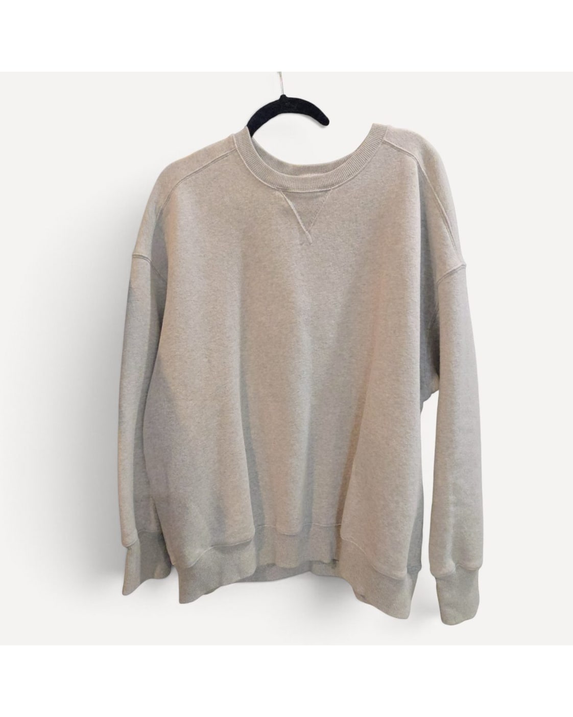 Beige Offline by Aerie Crewneck Sweatshirt, size L
