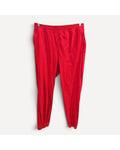Red Lululemon Cuffed Joggers, size 12