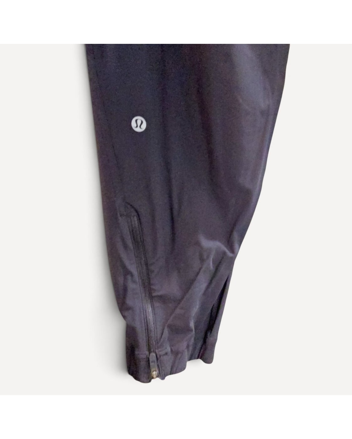 Brown Lululemon Ankle-Zip Cropped Joggers, size 12 – photo 2