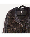 Brown Zenana Corduroy Shacket, size L