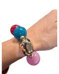 Multicolor Unbranded Chunky Beaded Statement Bracelet