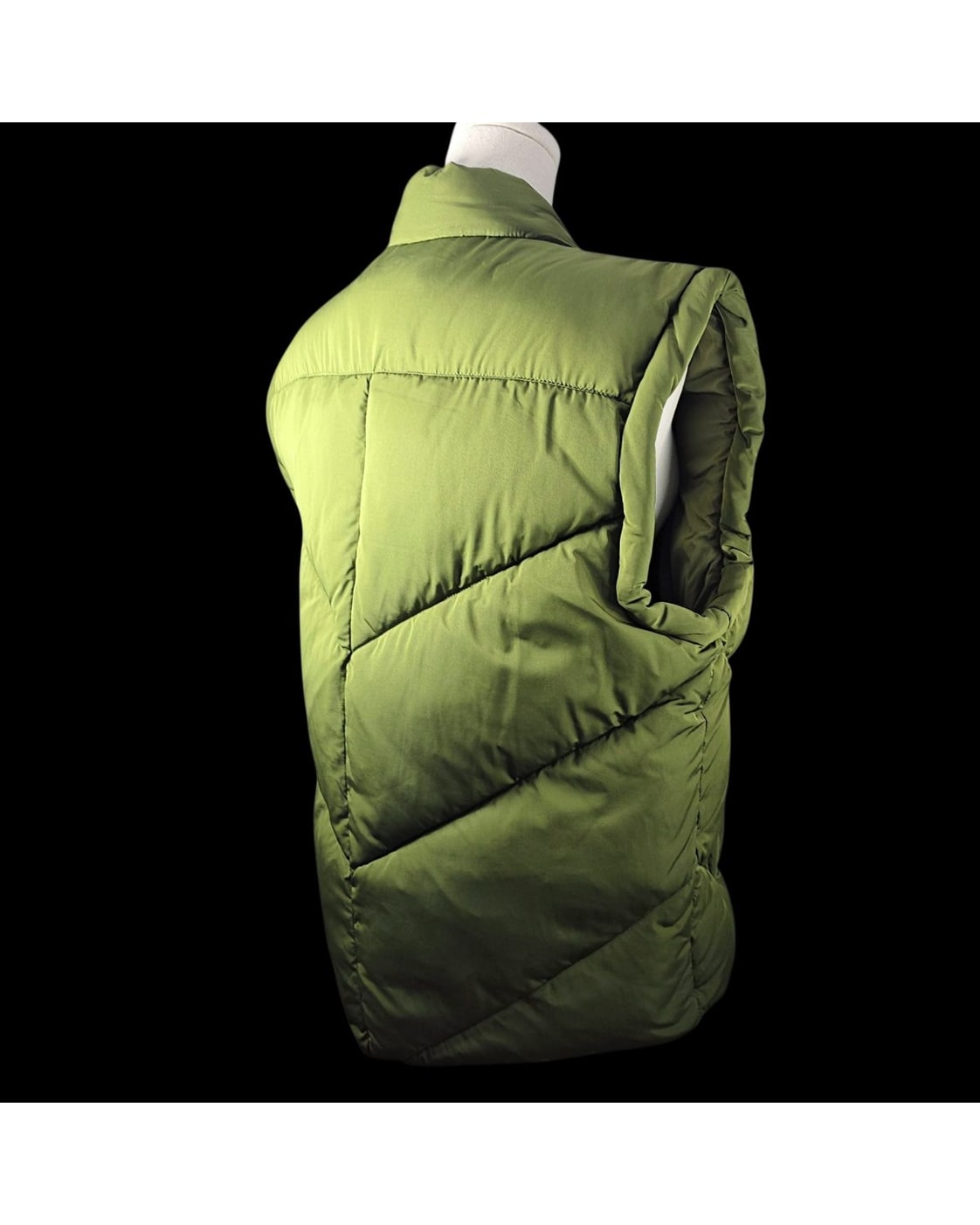 Green Blanknyc Quilted Puffer Vest, size XS – photo 3